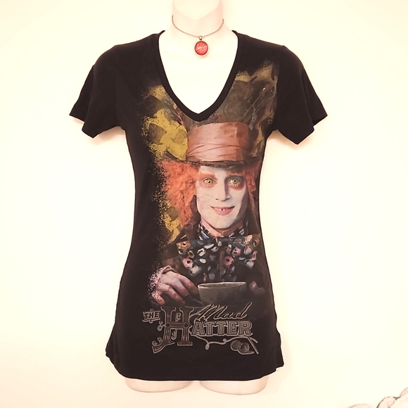 The Mad Hatter Disney Johnny Depp Small Alice-in-Wonderland EUC - Picture 1 of 8